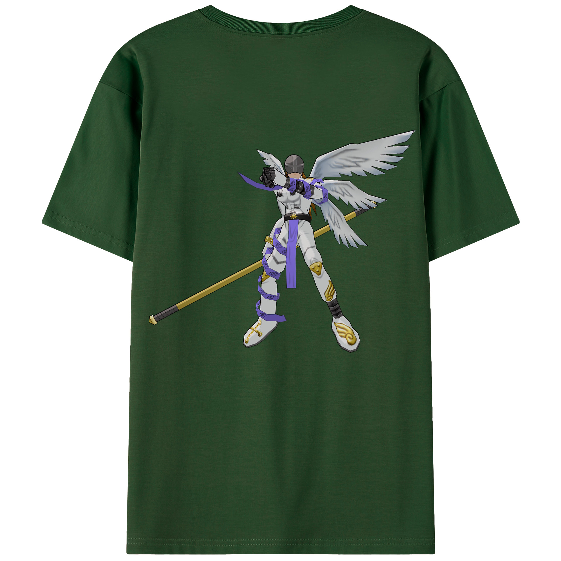 （画像用） Digimon デジタルモンスター/デジモン 綿100％半袖Tシャツ（背面プリント）